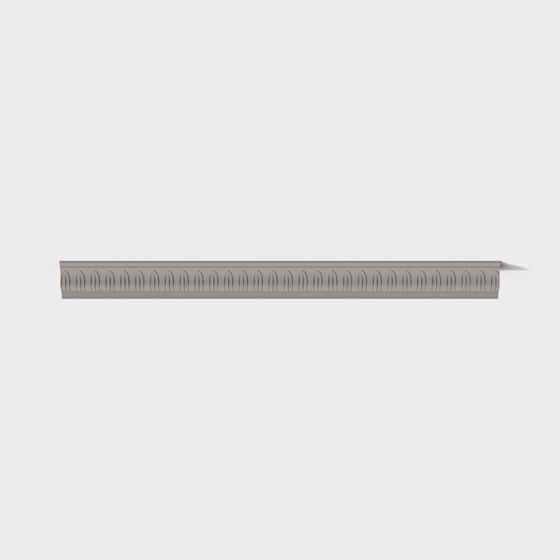 Simple European Gypsum Line 3D Model in Gray