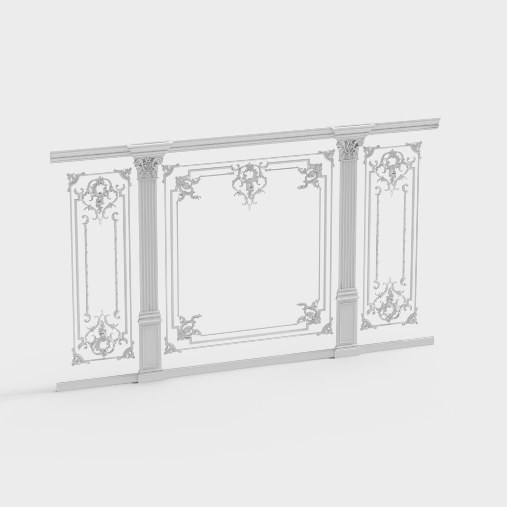 European classical carved lines