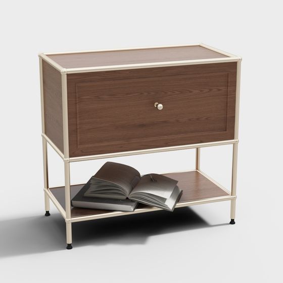 Industrial Style Storage Cabinet 3D model for Creative Projects