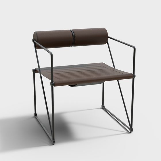 Contemporary Urban Leisure Chair 3D model