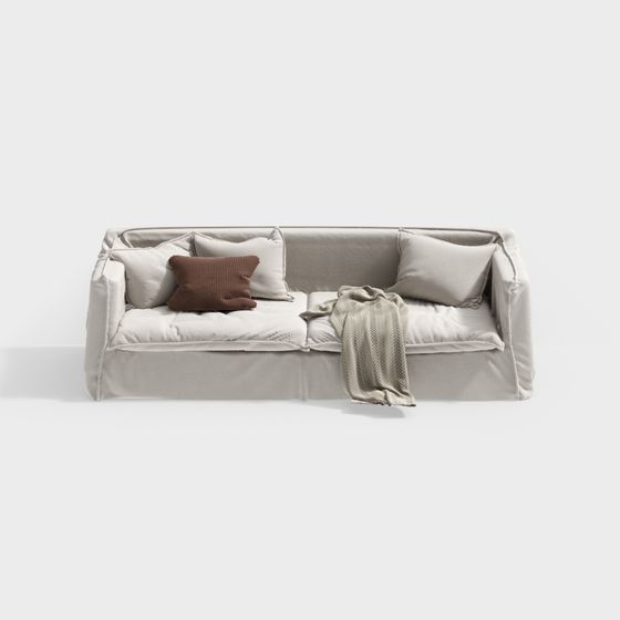 Cozy Comfort Sofa 3D model