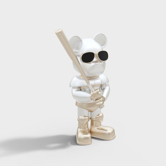 Urban Warrior 3D Model - Cool Bear Character