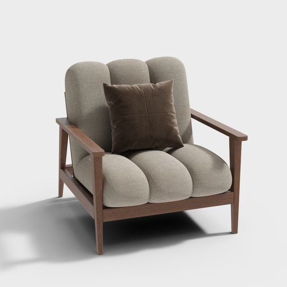 Cozy Lounge Chair 3D model