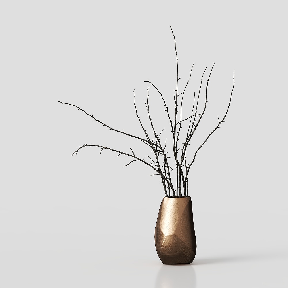 乾燥した枝の装飾品