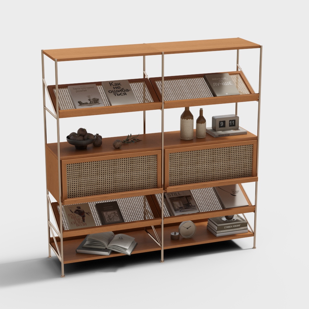 Modern decorative shelf bookshelf shelf