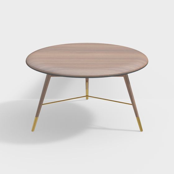 Elegant Coffee Table 3D model for Modern Interiors