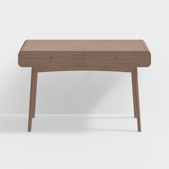 Mid-Century Desk 3D model