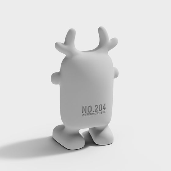 Charming UnitedMonsters No.204 3D model for Creative Projects