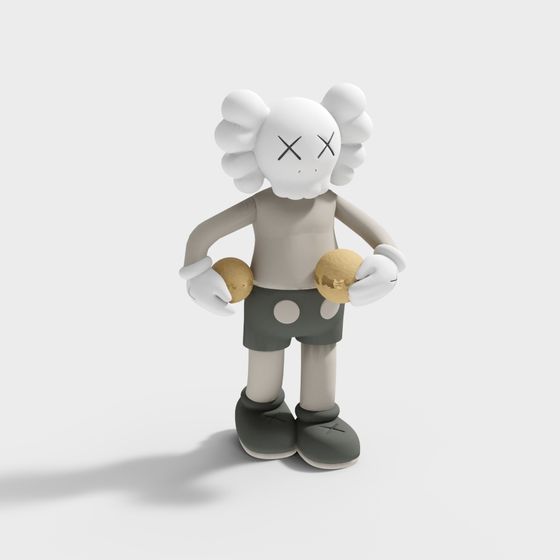 Kaws 3D Model - Artistic and Unique Design
