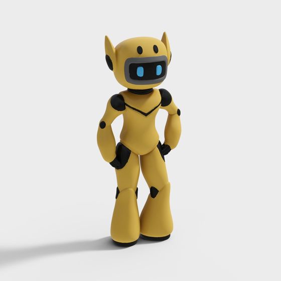 CyberPup 3D Model for Futuristic Designs