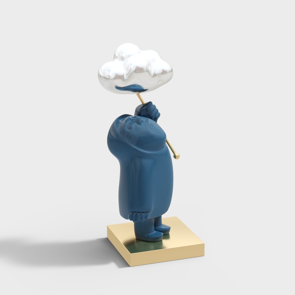 Abstract figure sculpture ornaments