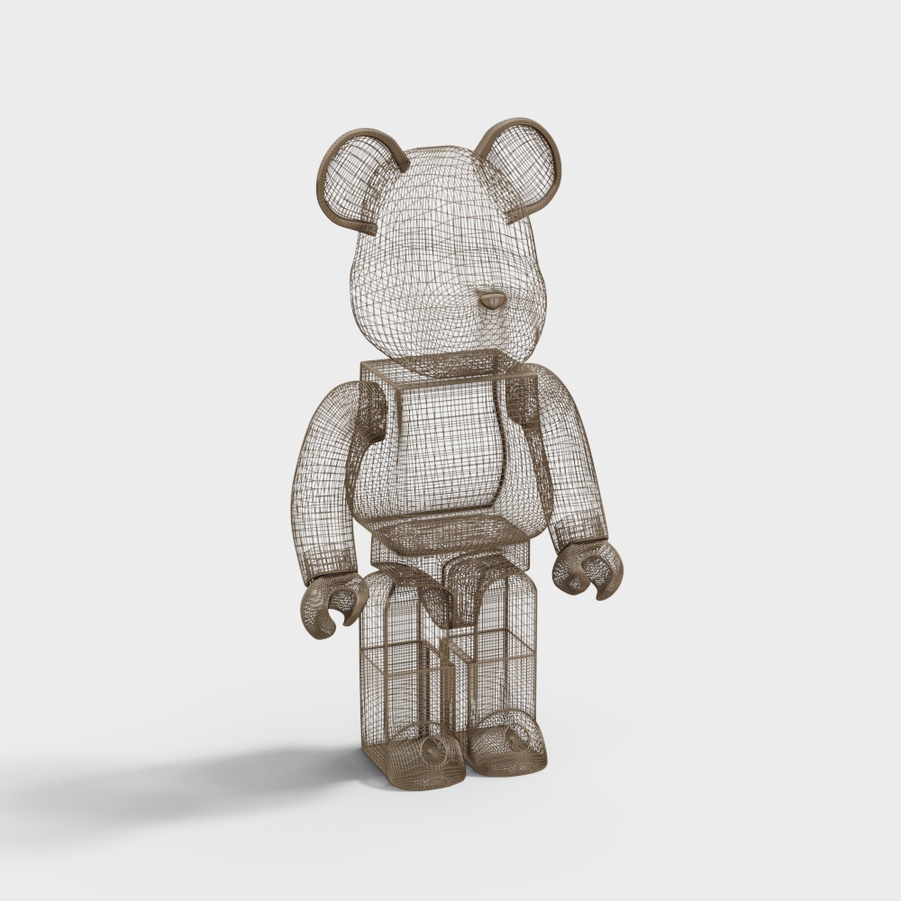 Charming Teddy Bear 3D model for Creative Projects