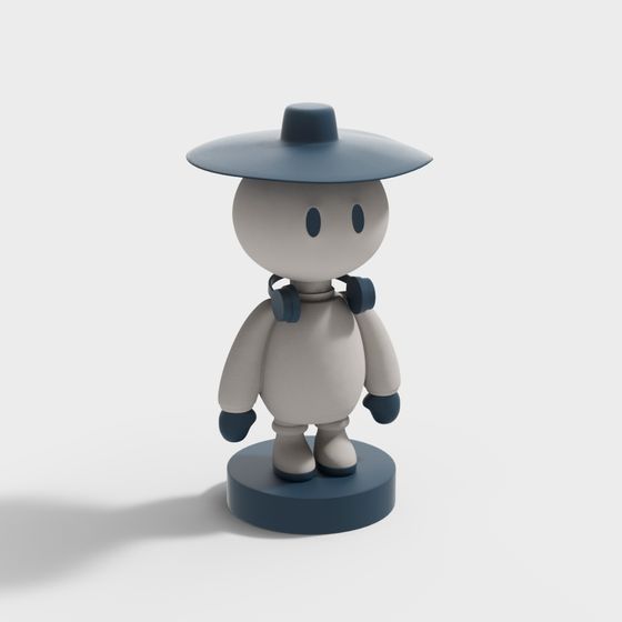 The Little Traveler 3D model