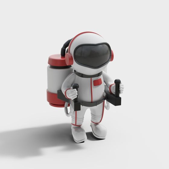 Space Explorer 3D model