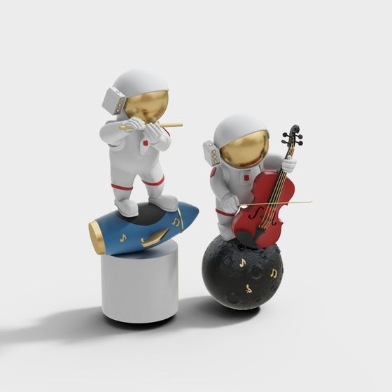 Space Symphony 3D model for Creative Projects