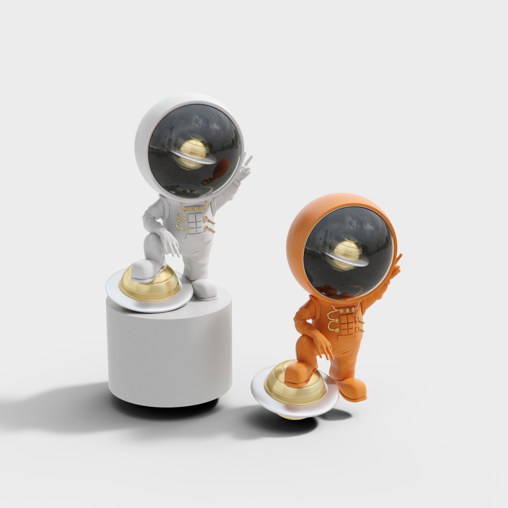 Cosmic Explorer 3D model