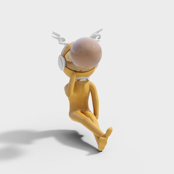 DJ Figure 3D model for Creative Projects