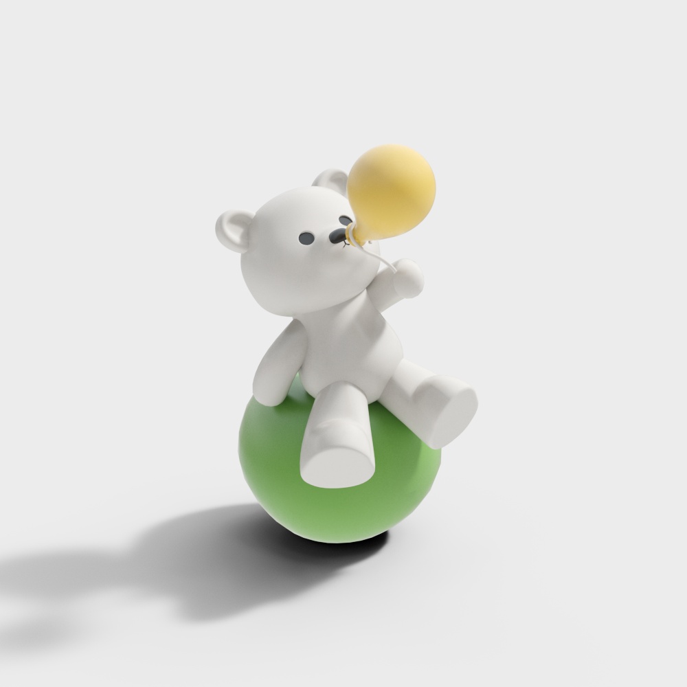 cartoon bear ornaments