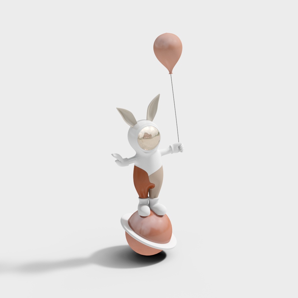Moon Rabbit Dream Explorer 3D model