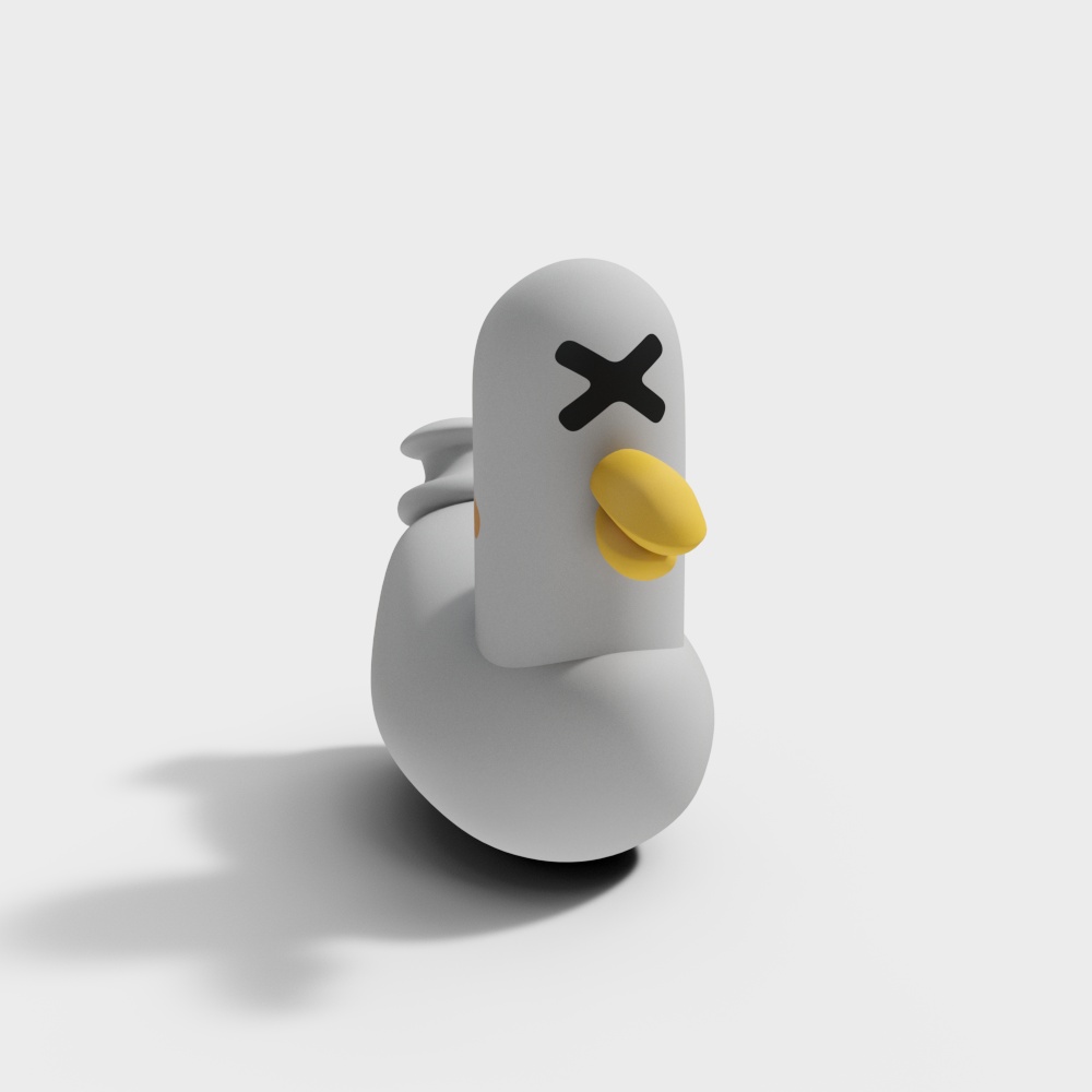 Minimalist Duck 3D model