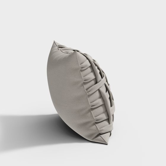 Stylish Woven Cushion 3D model for Home Décor