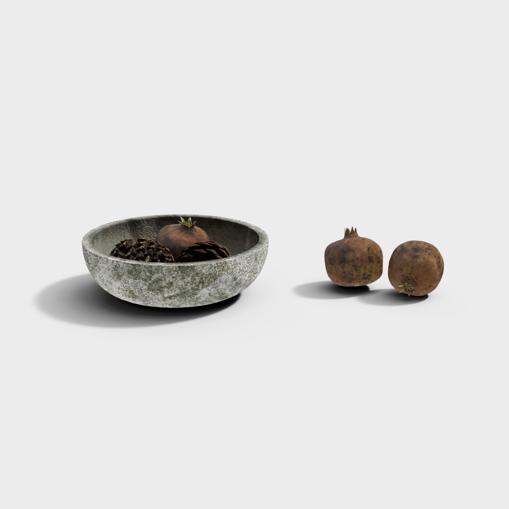 Wabi-sabi style jewelry set