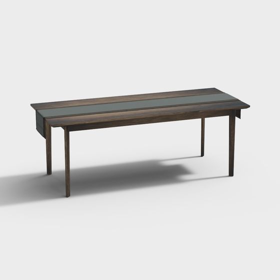 Modern Urban Long Table 3D model