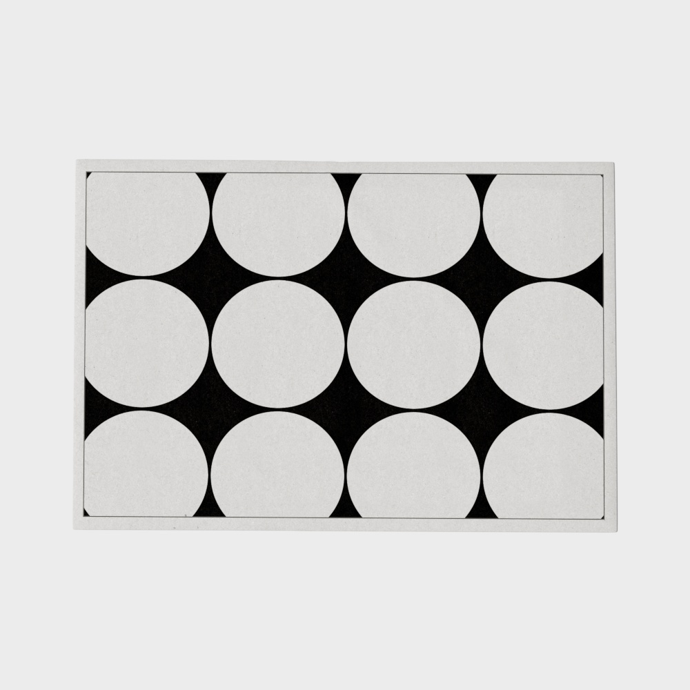 Covered with carpets