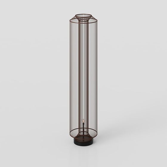 Woven Lamp Column 3D model
