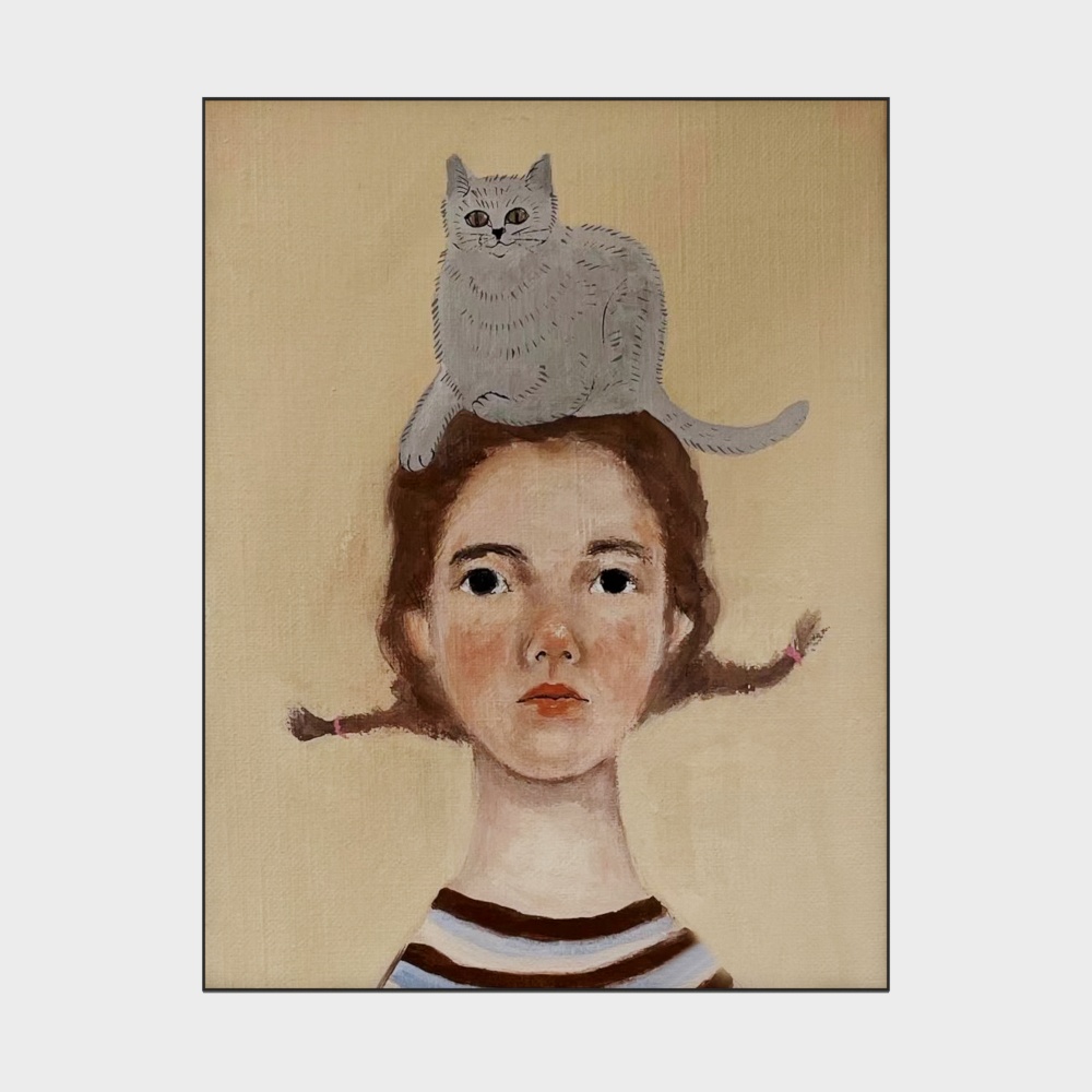 Wabi-sabi style decorative painting