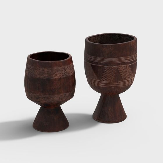 Rustic Goblet 3D model