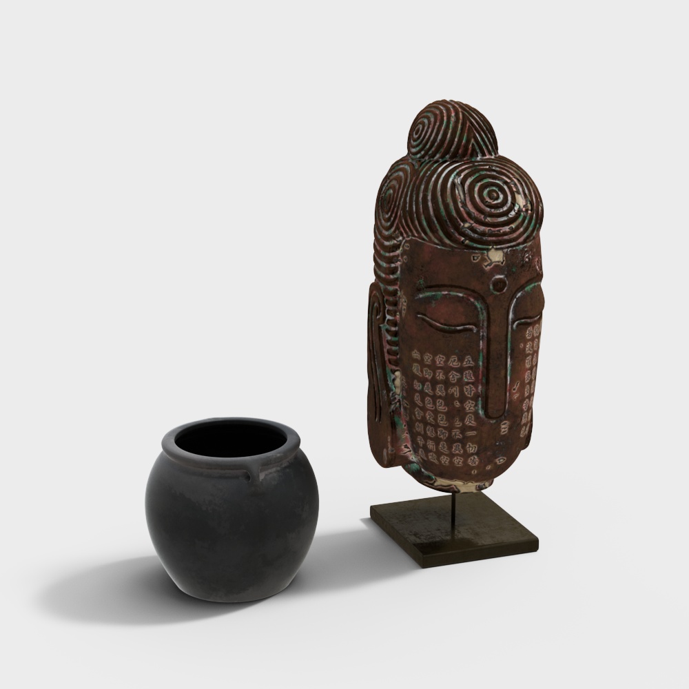 Ancient Mask 3D model