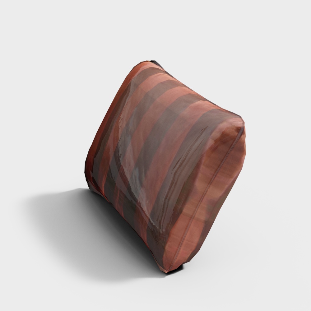 cuscino a strisce rosse