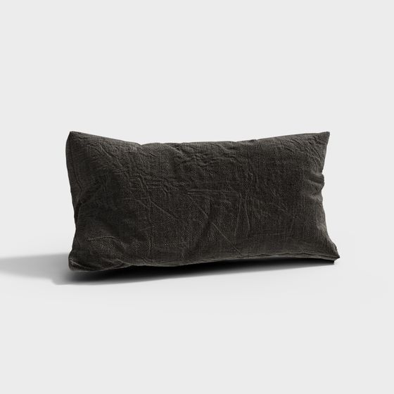 Elegant Vintage Velvet Cushion 3D model