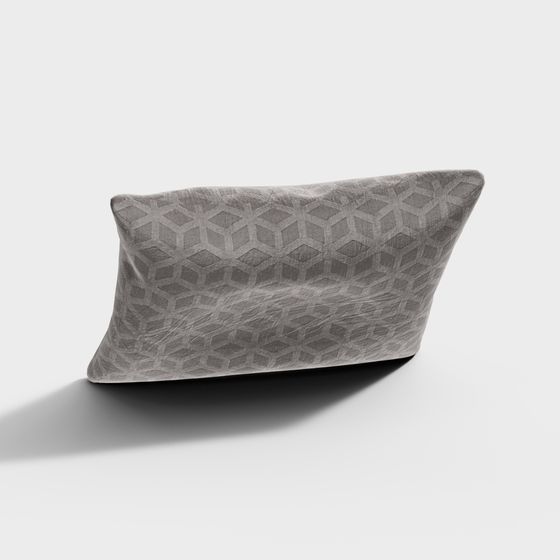 Geometric Pattern Pillow 3D model for Creative Projects