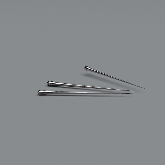 Elegant Low-Poly Metal Hair Clip 3D model