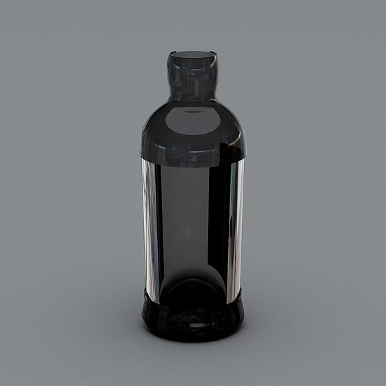 Urban Bottle 3D model - A Fusion of Art and Reality