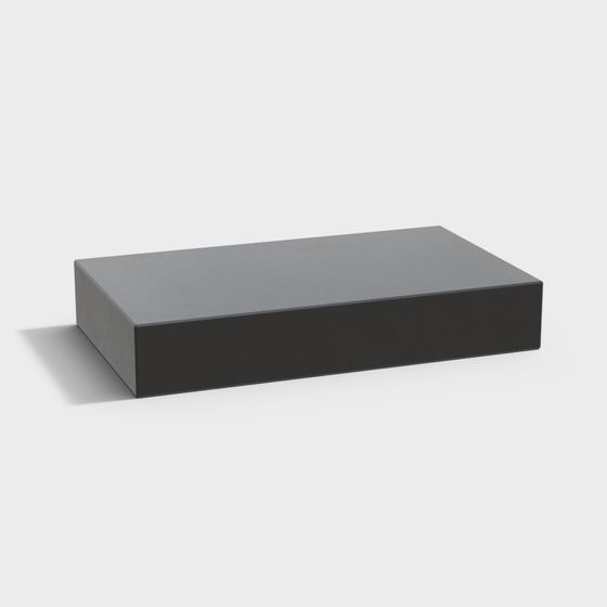 Stylish Concrete Cuboid 3D model for Modern Design