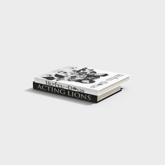 Acting Lions Book 3D model