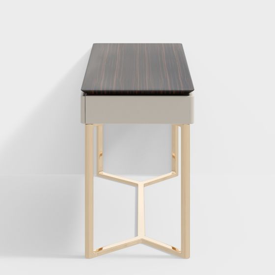 Minimalist Office Desk 3D Model