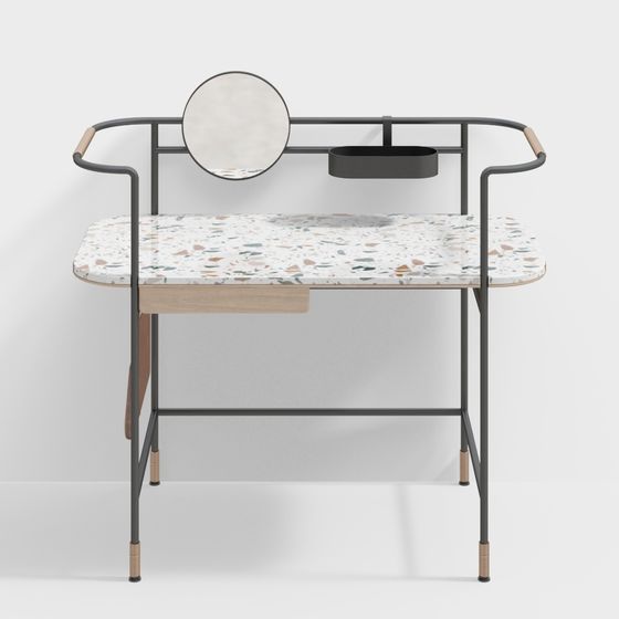 Stylish Urban Corner Side Table 3D model