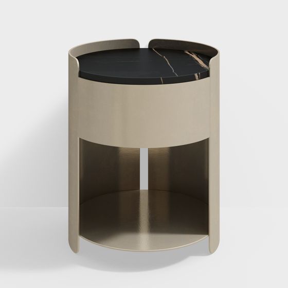 Camux ALTO - Table de chevet dorique - Table de chevet en marbre dorique