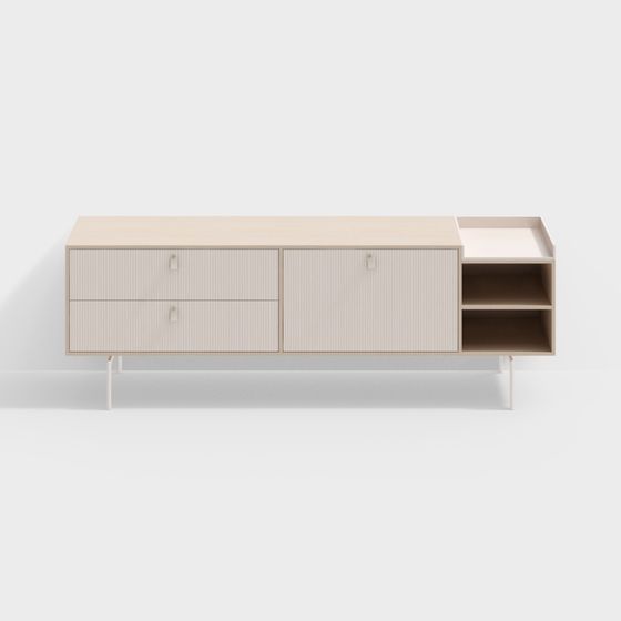 Urban Elegance Media Console 3D model