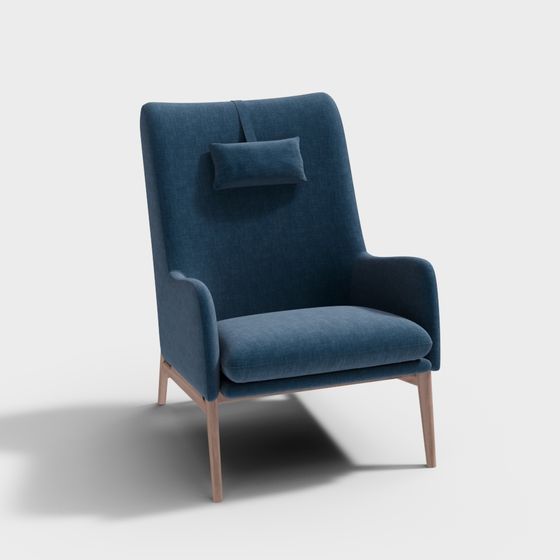 Cozy Lounge Chair 3D model