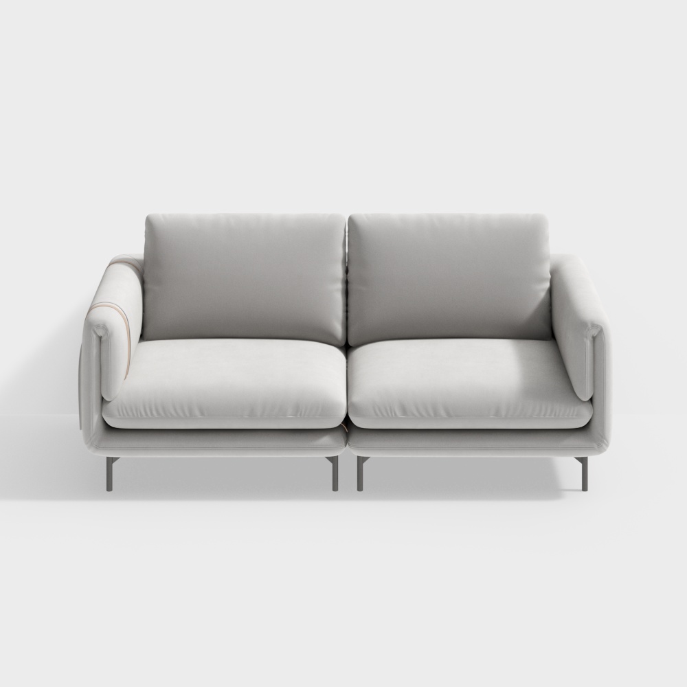 강무 공화국 - 클림 팔걸이 3인용 소파 크림 3인용