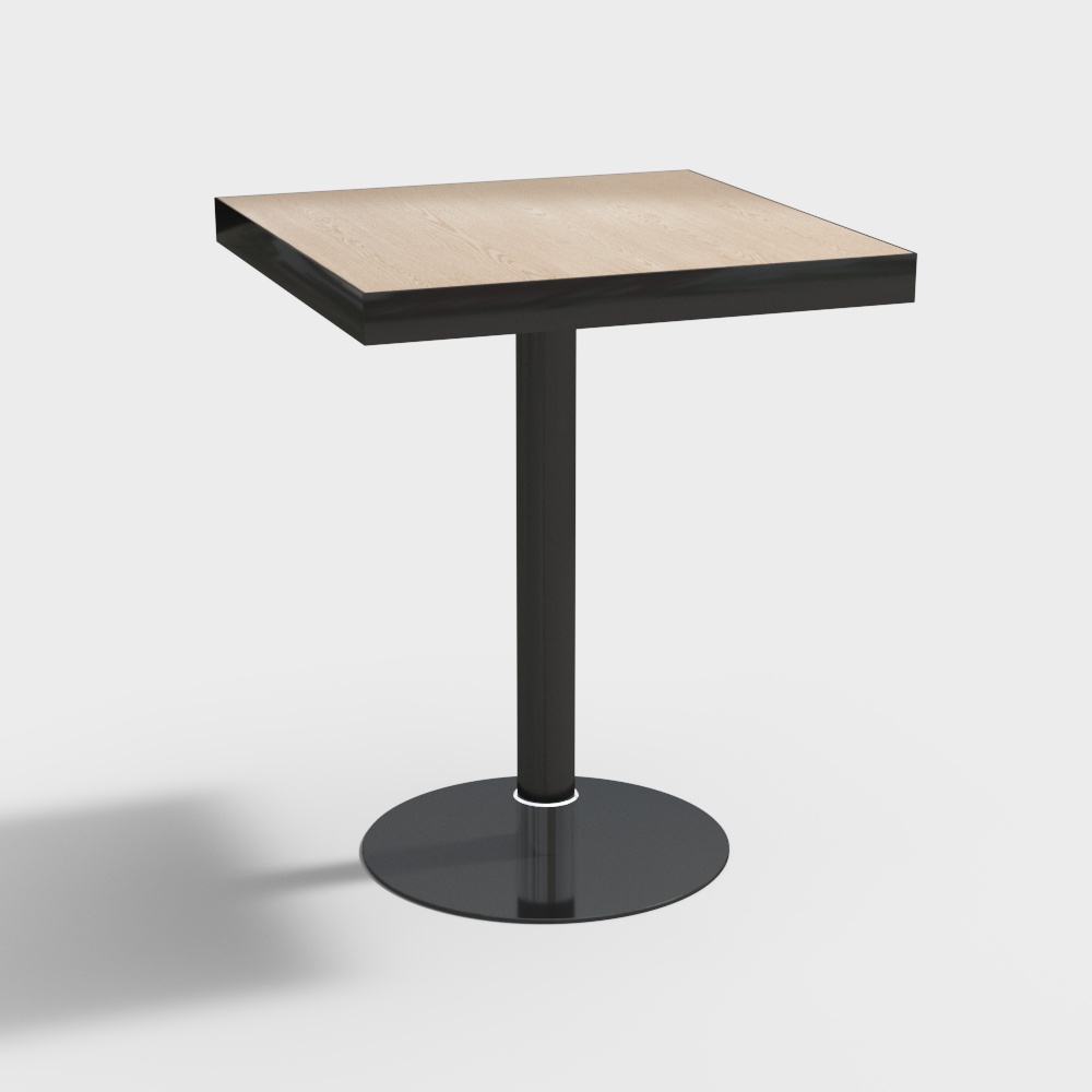 table à manger en bois carrée simple