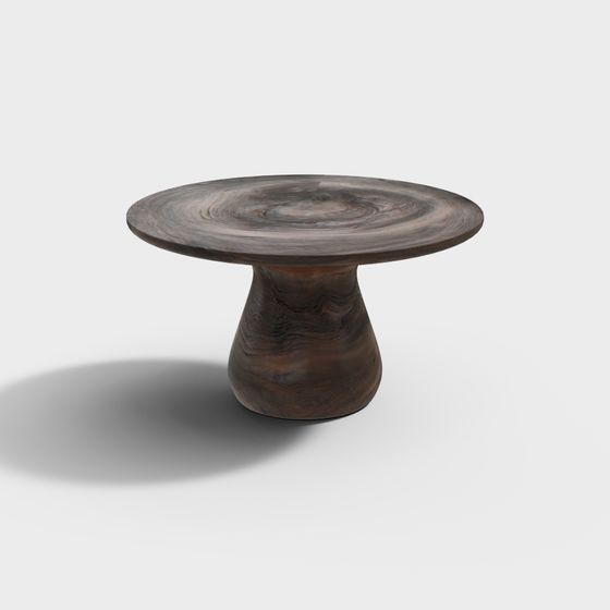 Natural Harmony Round Table 3D model for Creative Spaces