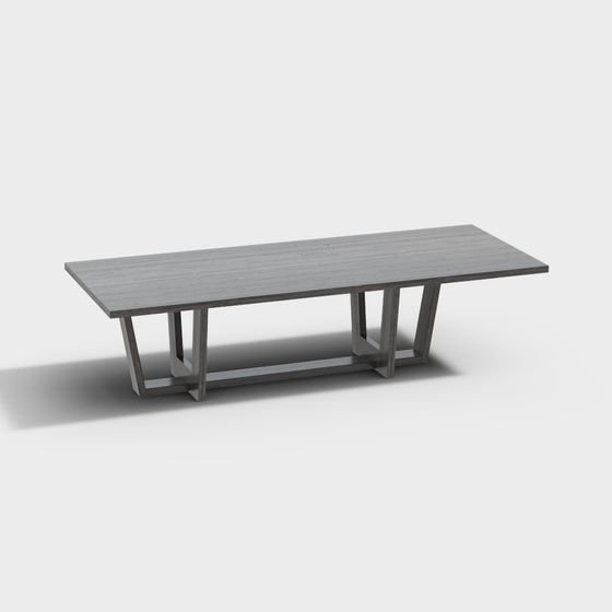 Urban Light Long Table 3D model