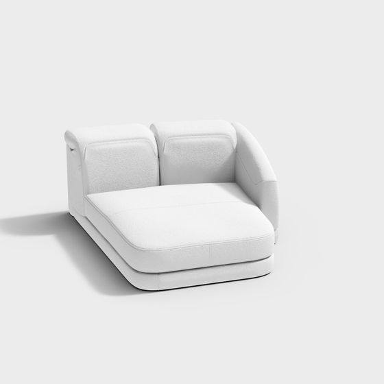 Modern Minimalist 3D Sofa Model