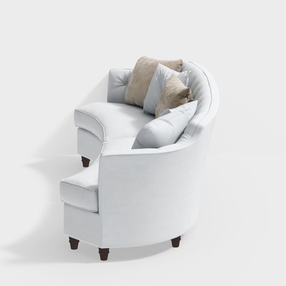 Elegant 3D Model Sofa for Modern Home Design